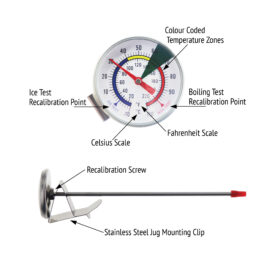 Coffee & Milk Frothing Thermometer - Thermometer World