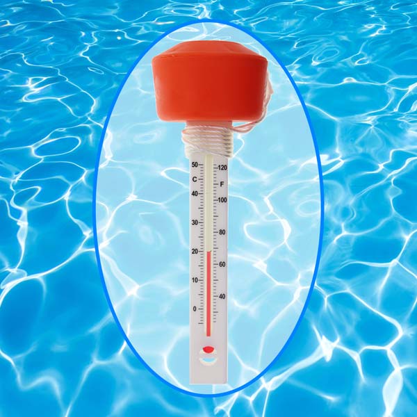 SDJMa Floating Pool Thermometer, Large Size Easy Read for Water Temperature  with String for Outdoor and Indoor Swimming Pools and Spas (Yellow Fish)